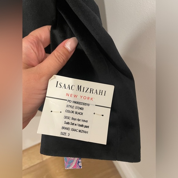 Issac mizrahi New York little boy formal blazer suit jacket 3t - Picture 2 of 8